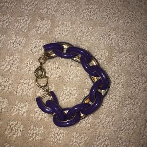 Purple chain bracelet